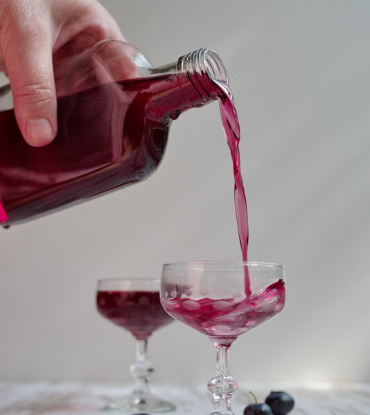 Blaubeer Lavendel Likör · glasgefluester.de