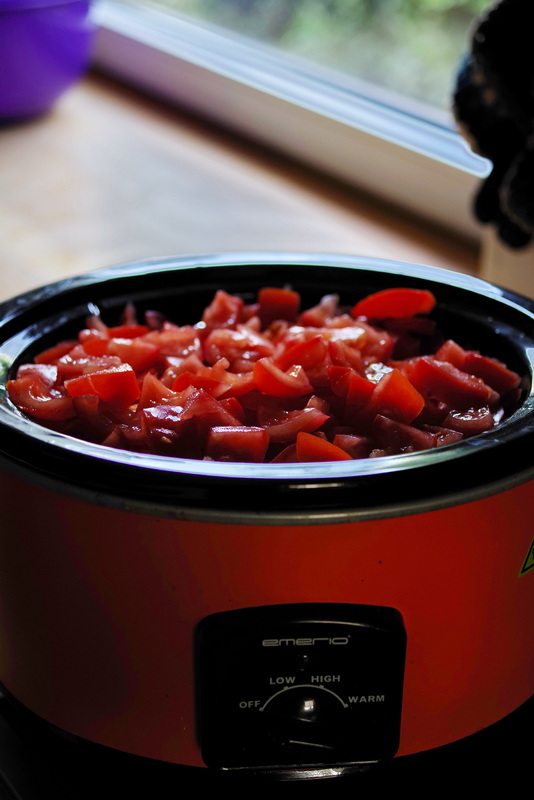 Tomatensoße im Crockpot