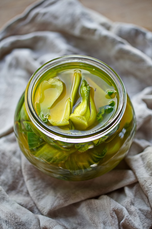 saftiger pak Choi Quick Pickle