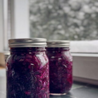 Rotkrautsalat- eingeweckt