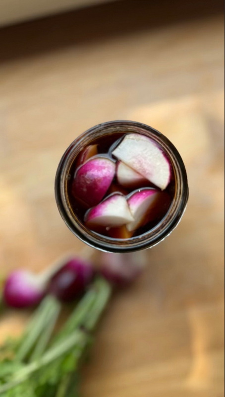 asiatische Radieschenpickles